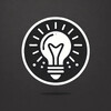 Logo in the form of a lightbulb.